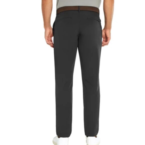 Banana Republic Mens Flat Front Slim Fit Pant Black size 40x30 - Picture 2 of 9